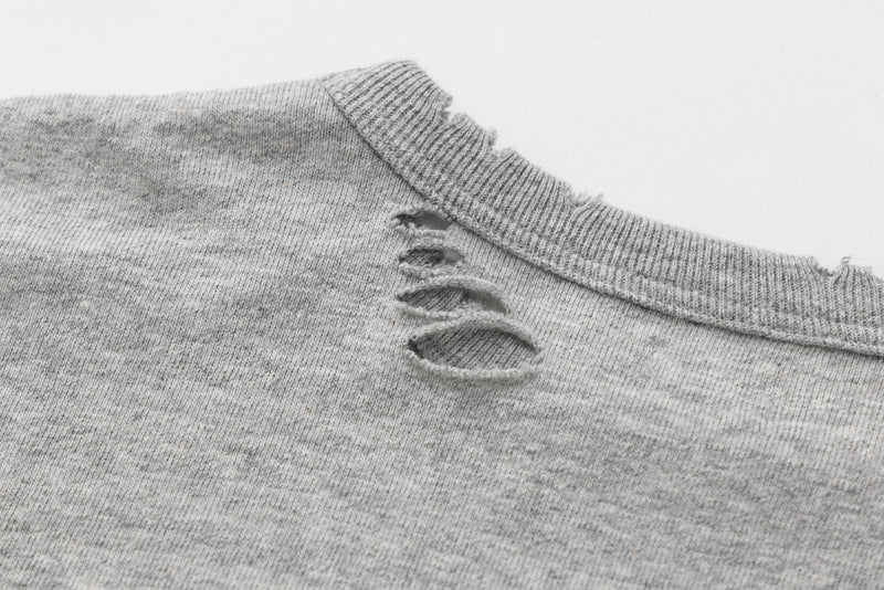 VINTAGE 88 DAMAGED SHORT LACE TEE – SEA