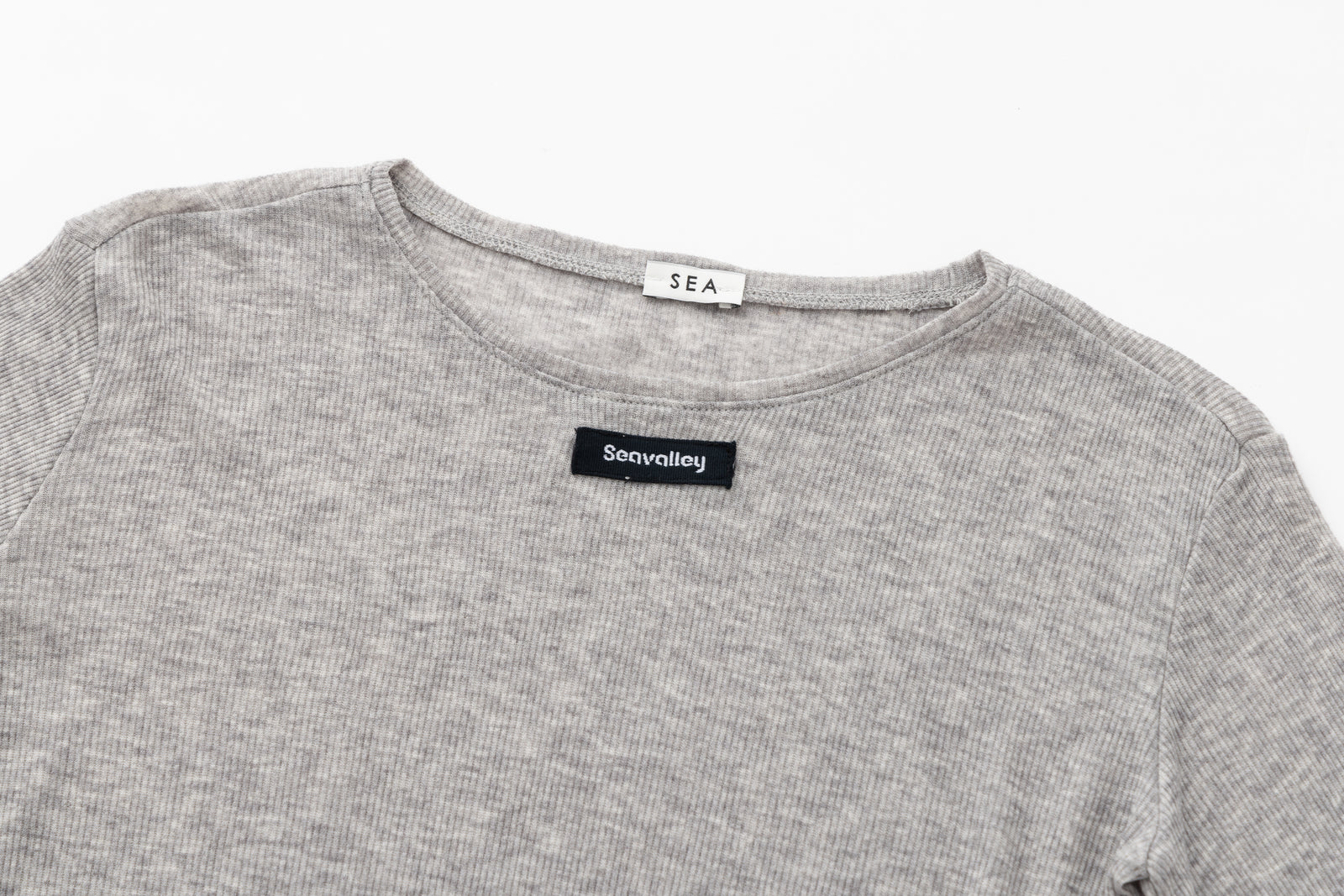 SEA SEAVALLEY SHEER RIBBED L/S/ TEE