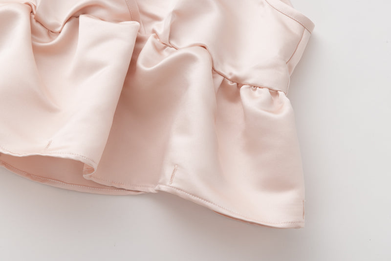 SEA HEAVY SATIN MULTIWAY DRESS