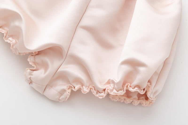 SEA HEAVY SATIN PUMPKIN SHORTS