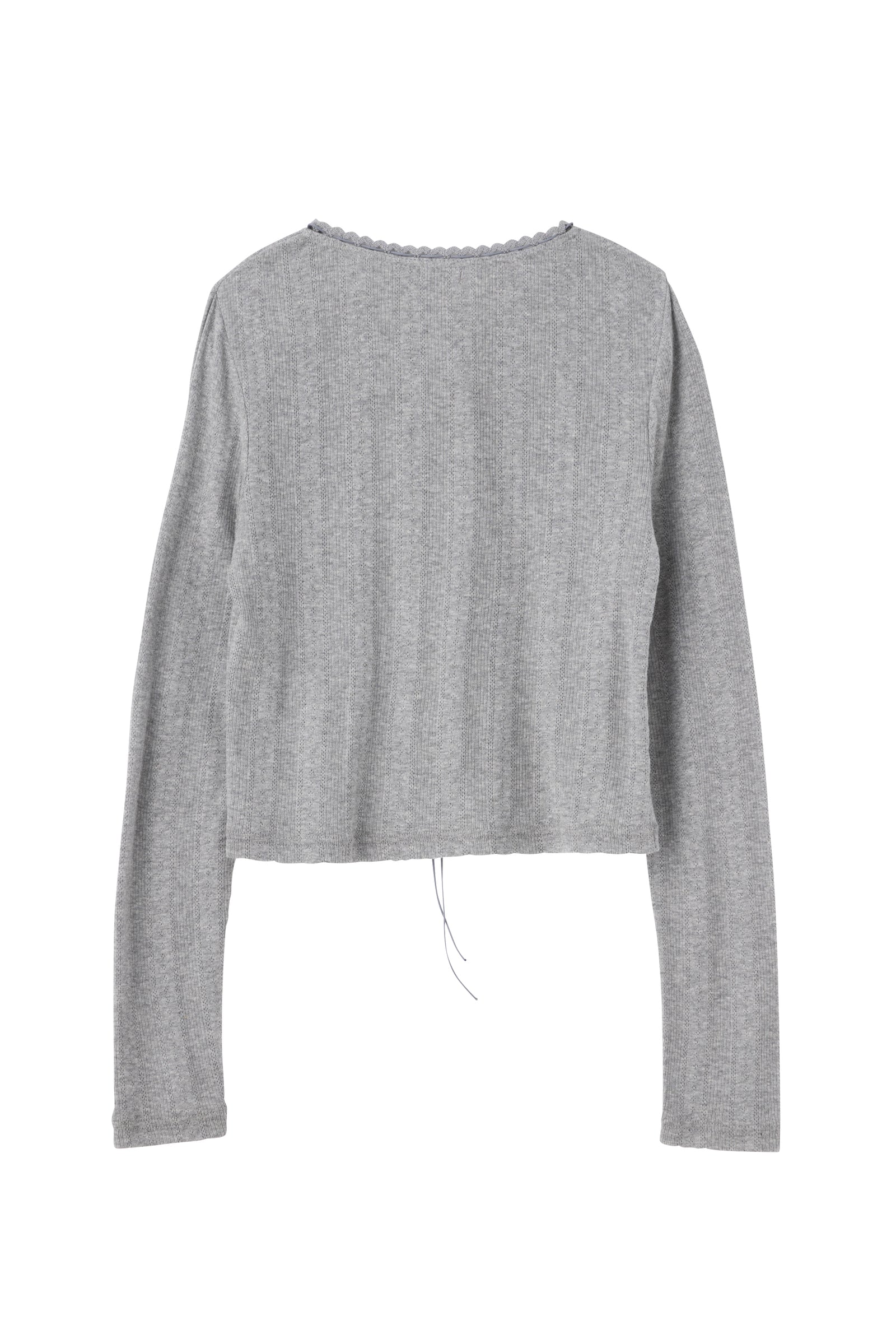 SEAアイレットリブカーディガン&アイレットリブスリーブレスカーディガン SEA EYELET RIBBED SLEEVELESS CARDIGAN