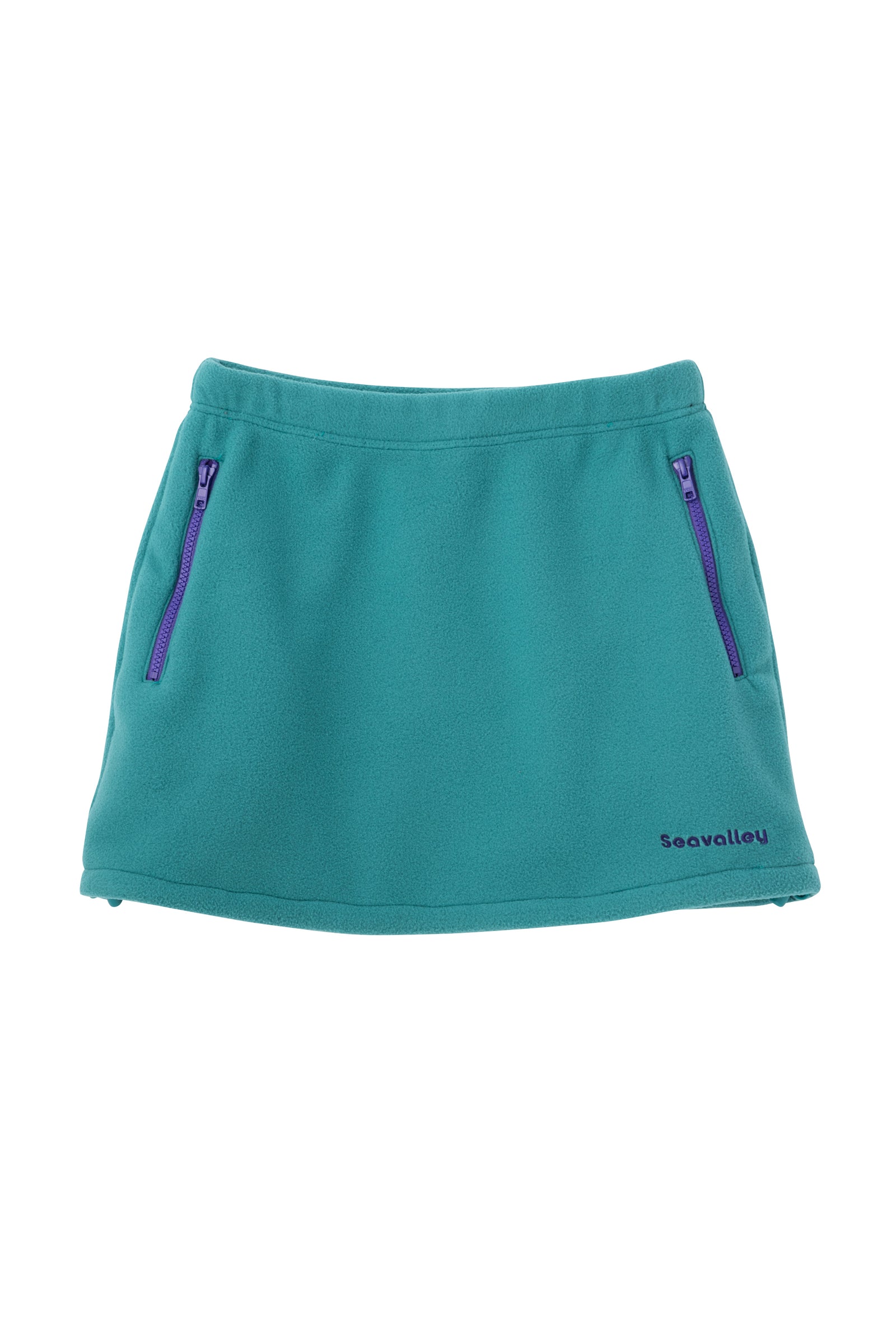 SEA SEAVALLEY RECYCLED FLEECE MINI SKIRT