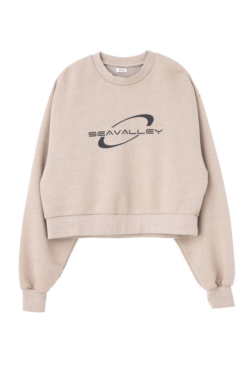 SEA SEAVALLEY FADED CREW NECK SWEAT