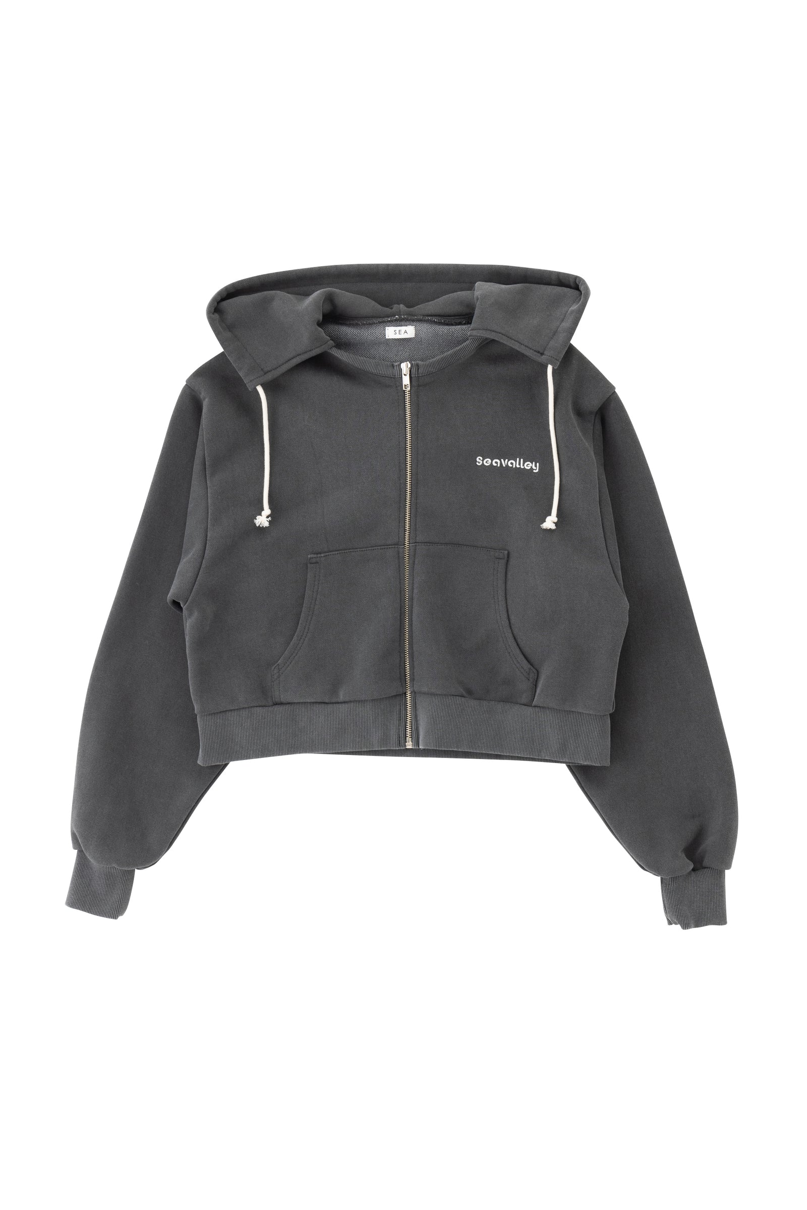 SEAVALLEY FADED SWEAT ZIP HOODIE