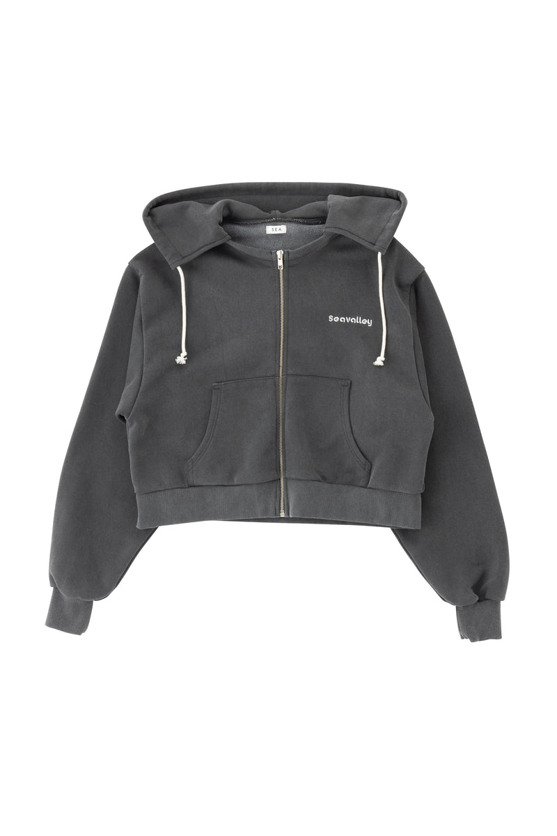 SEAVALLEY FADED SWEAT ZIP HOODIE