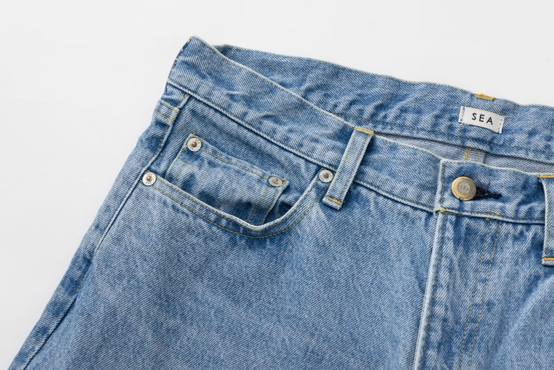 SEA 14OZ WIDE DENIM PANTS