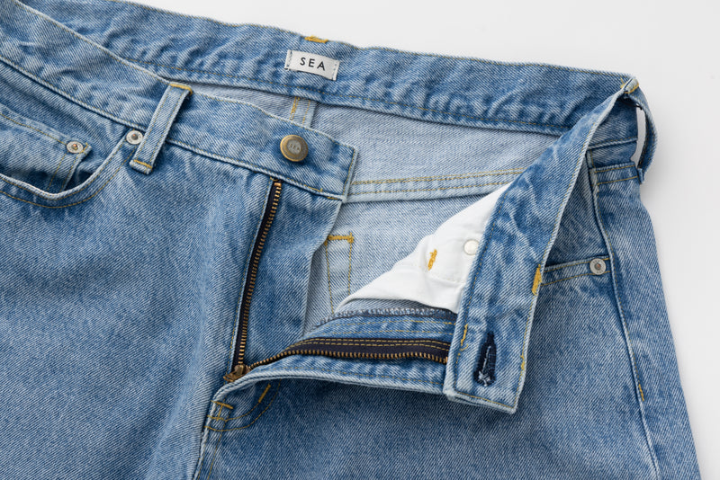 SEA 14OZ WIDE DENIM PANTS