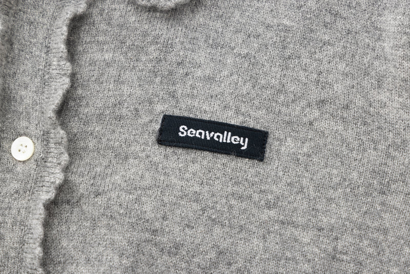 SEA CASHMERE FRILL KNIT CARDIGAN