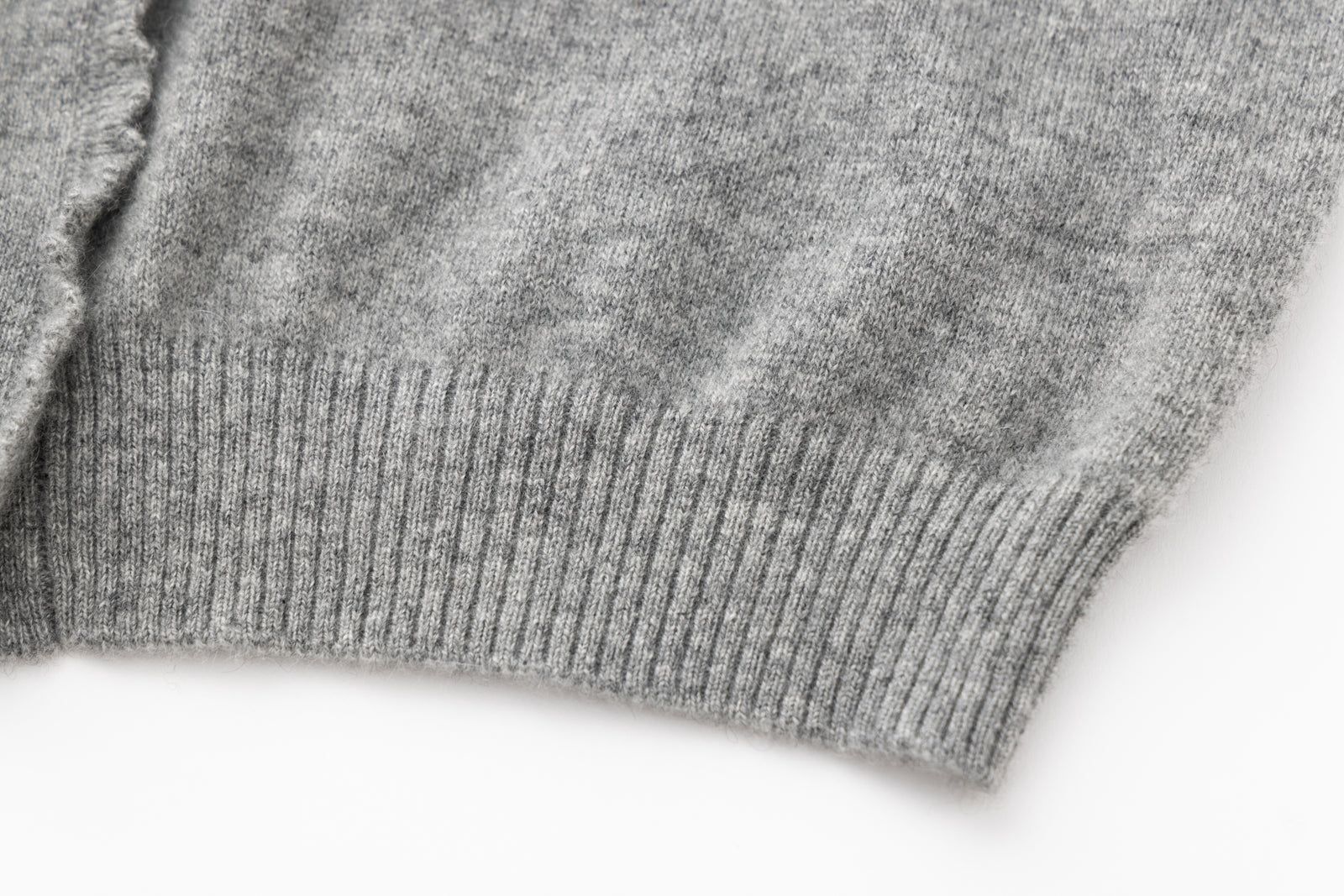 SEA CASHMERE FRILL KNIT CARDIGAN