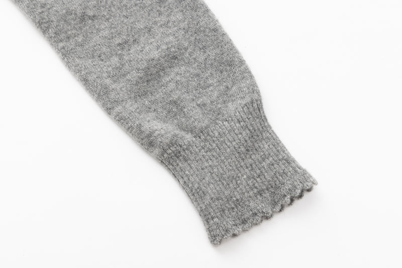 SEA CASHMERE FRILL KNIT CARDIGAN