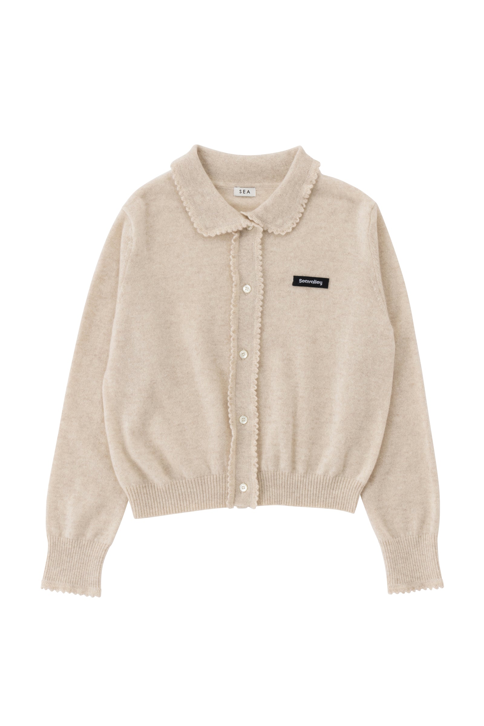 SEAコンチョカーディガン extreme cashmere crew cardigan button-up – 170 chou – extreme