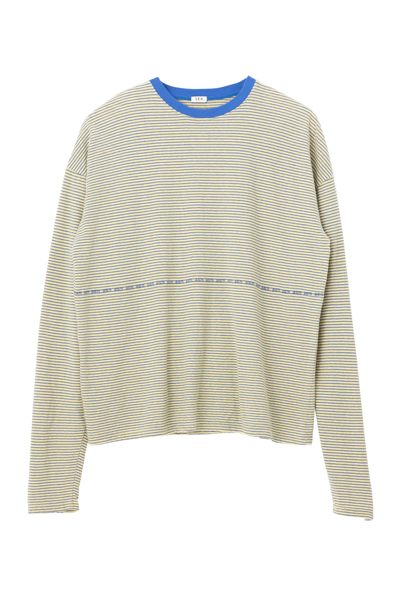 SEA SKATER STRIPE L/S TEE