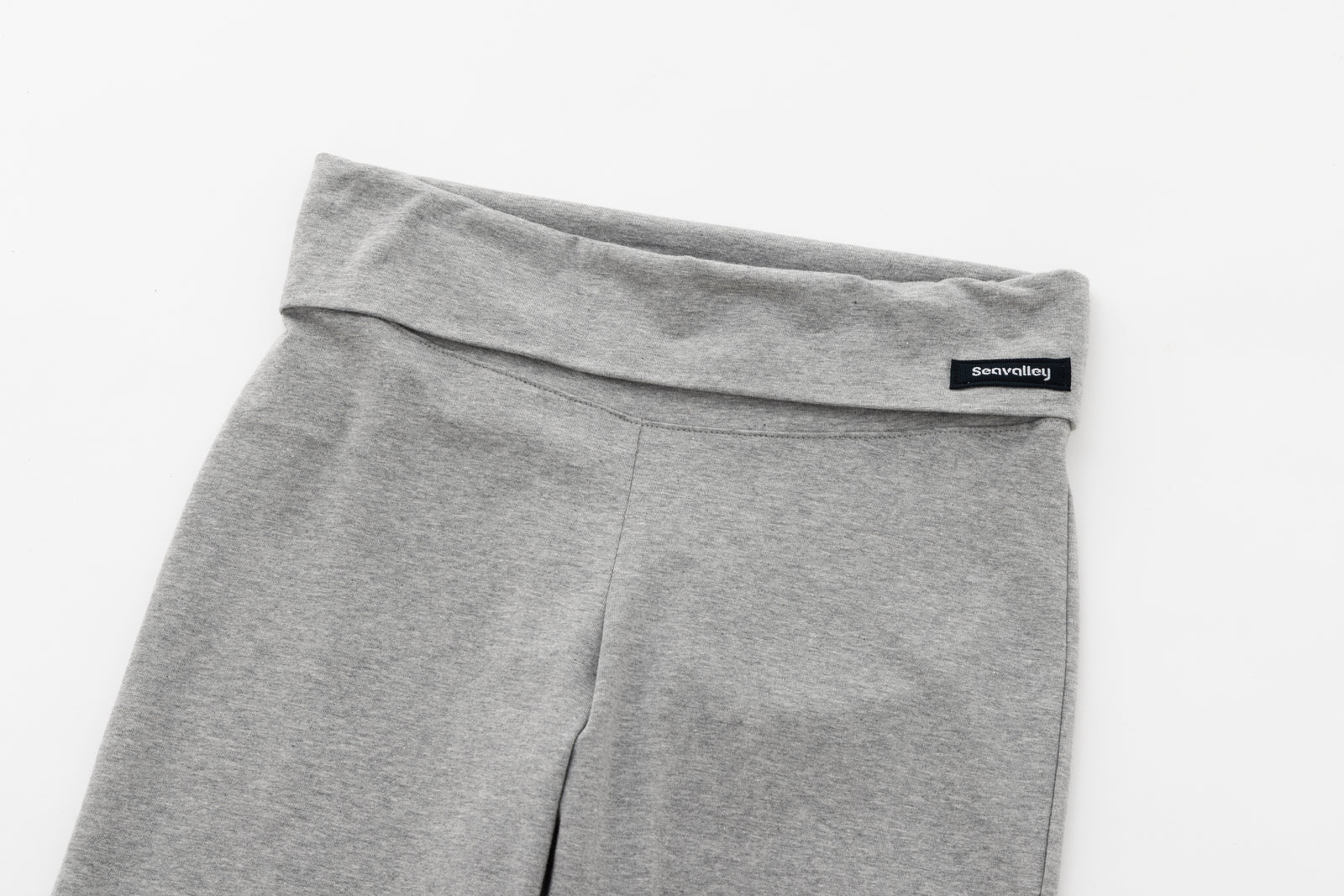 SEA FOLD-OVER WAIST CROPPED FLARE PANTS
