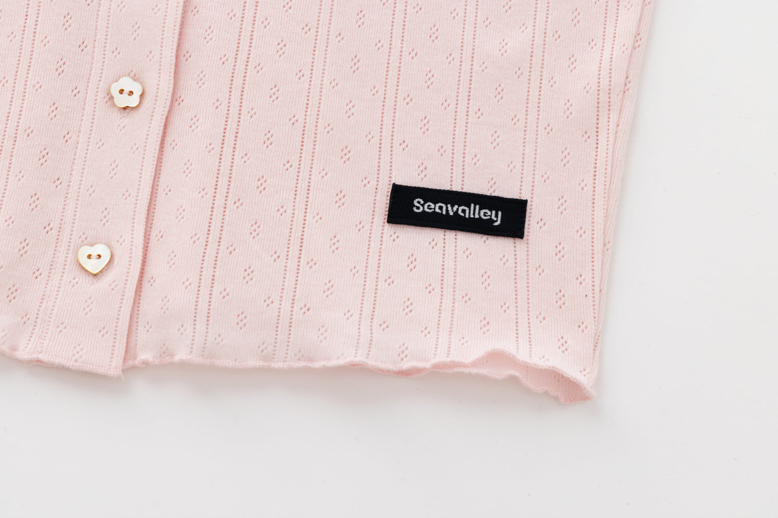 SEA EYELET FRAISE CARDIGAN
