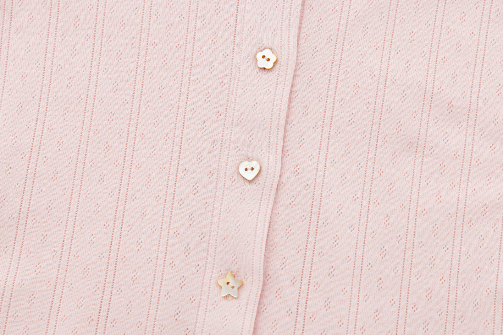 SEA EYELET FRAISE CARDIGAN