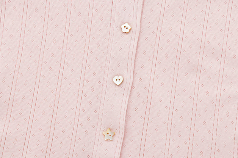SEA EYELET FRAISE CARDIGAN