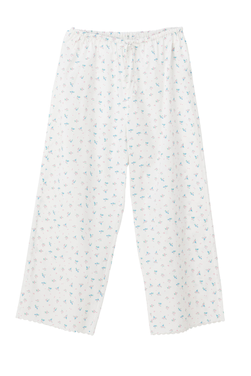 SEA FLORAL EASY PANTS