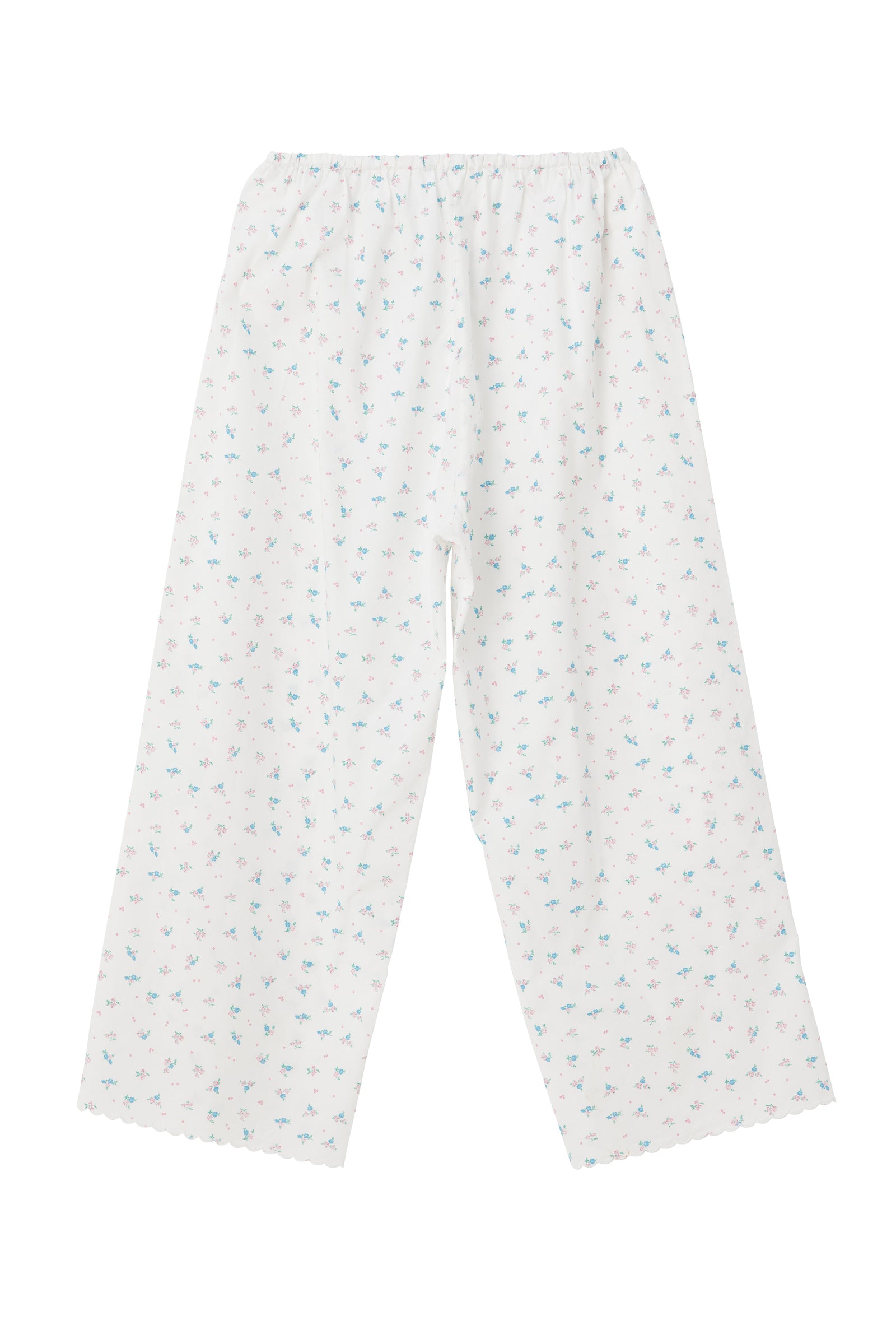 SEA FLORAL EASY PANTS