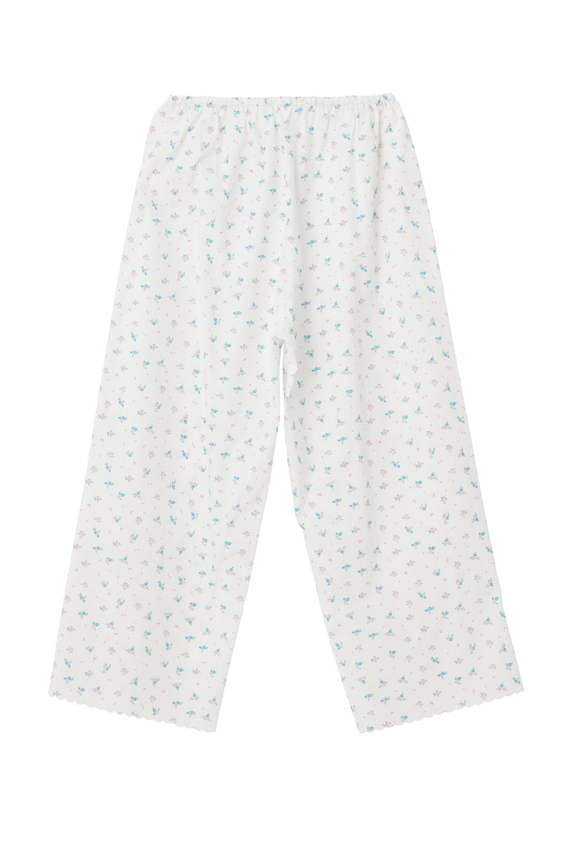 SEA FLORAL EASY PANTS