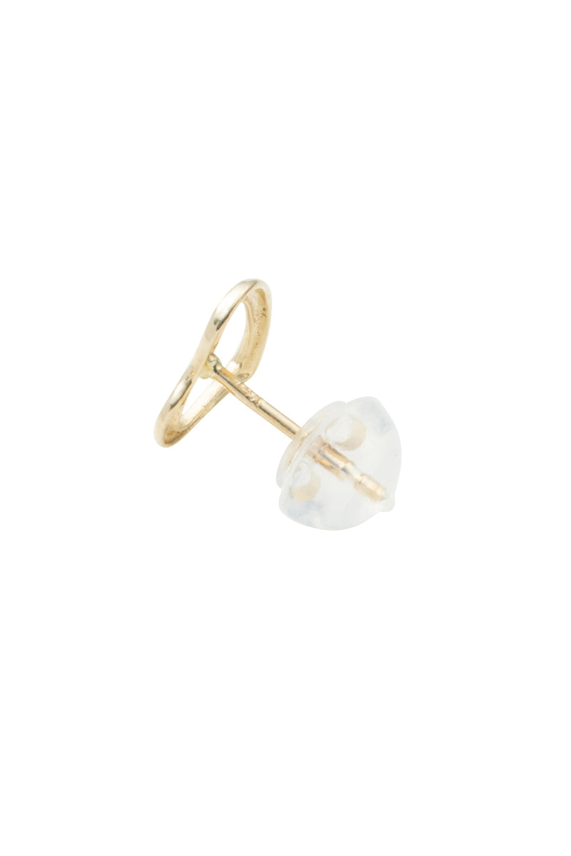 SEA 14K OPEN HEART EARRING