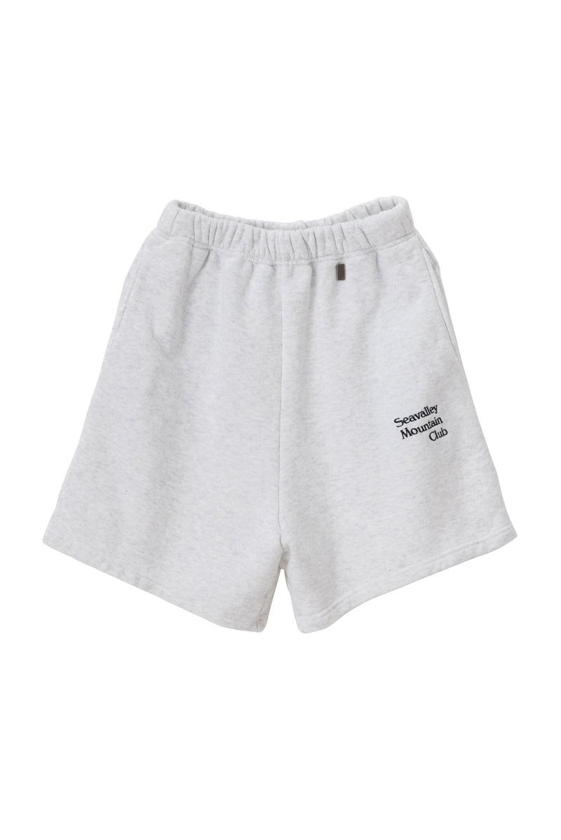 Seavalley Mountain Club グレーショートパンツ 予約商品] SEA Seavalley Mountain Club SWEAT SHORTS