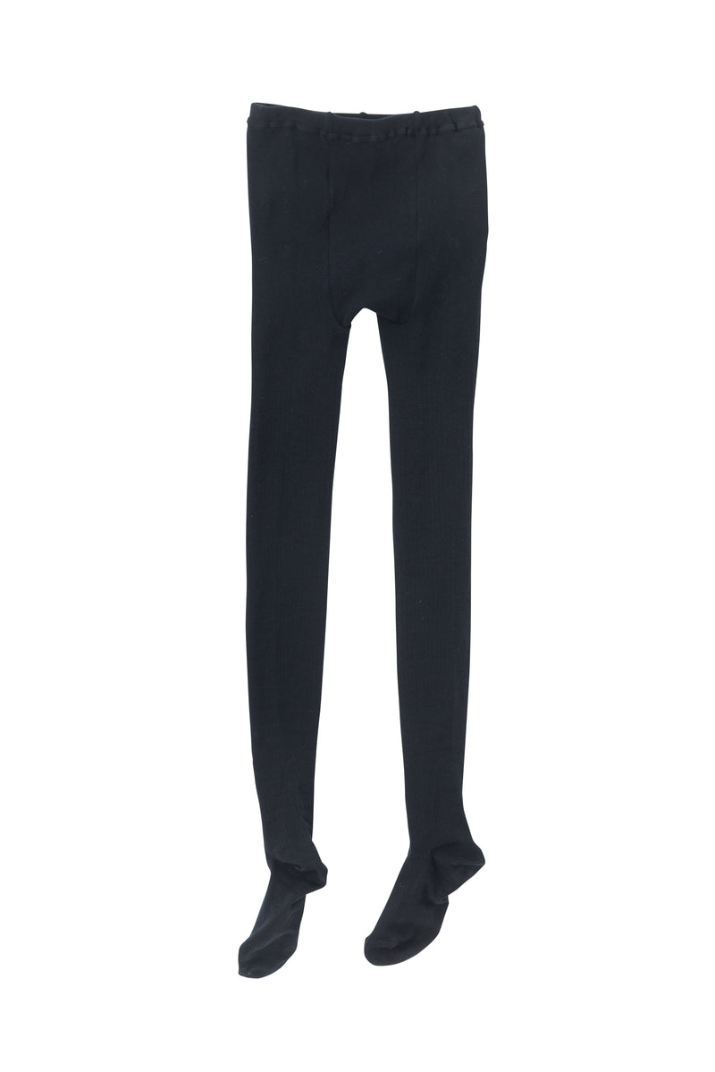 SEA SEAVALLEY COTTON RIB KNIT TIGHTS