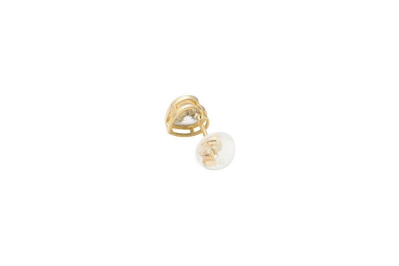 SEA 14k ハートピアス PRE ORDER] SEA 14K ZIRCONIA HEART EARRING (5mm)