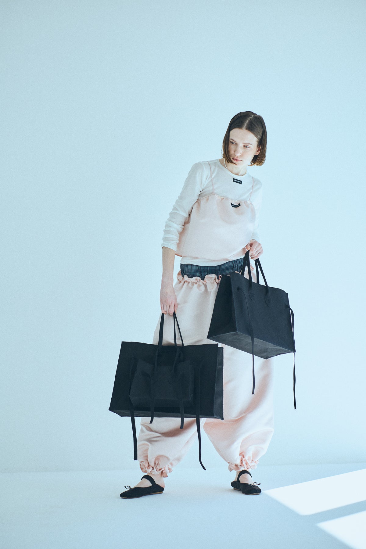 【SEA】BASKET BAG ブラック SEA かごバッグ S ブラック（SEA BASKET BAG S（CLAY））