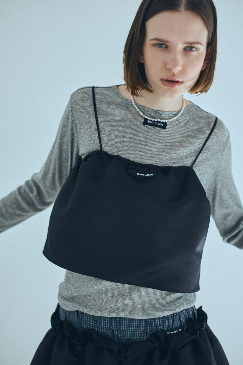 [PRE ORDER] SEA Seavalley SHEER RIBBED L/S TOPS