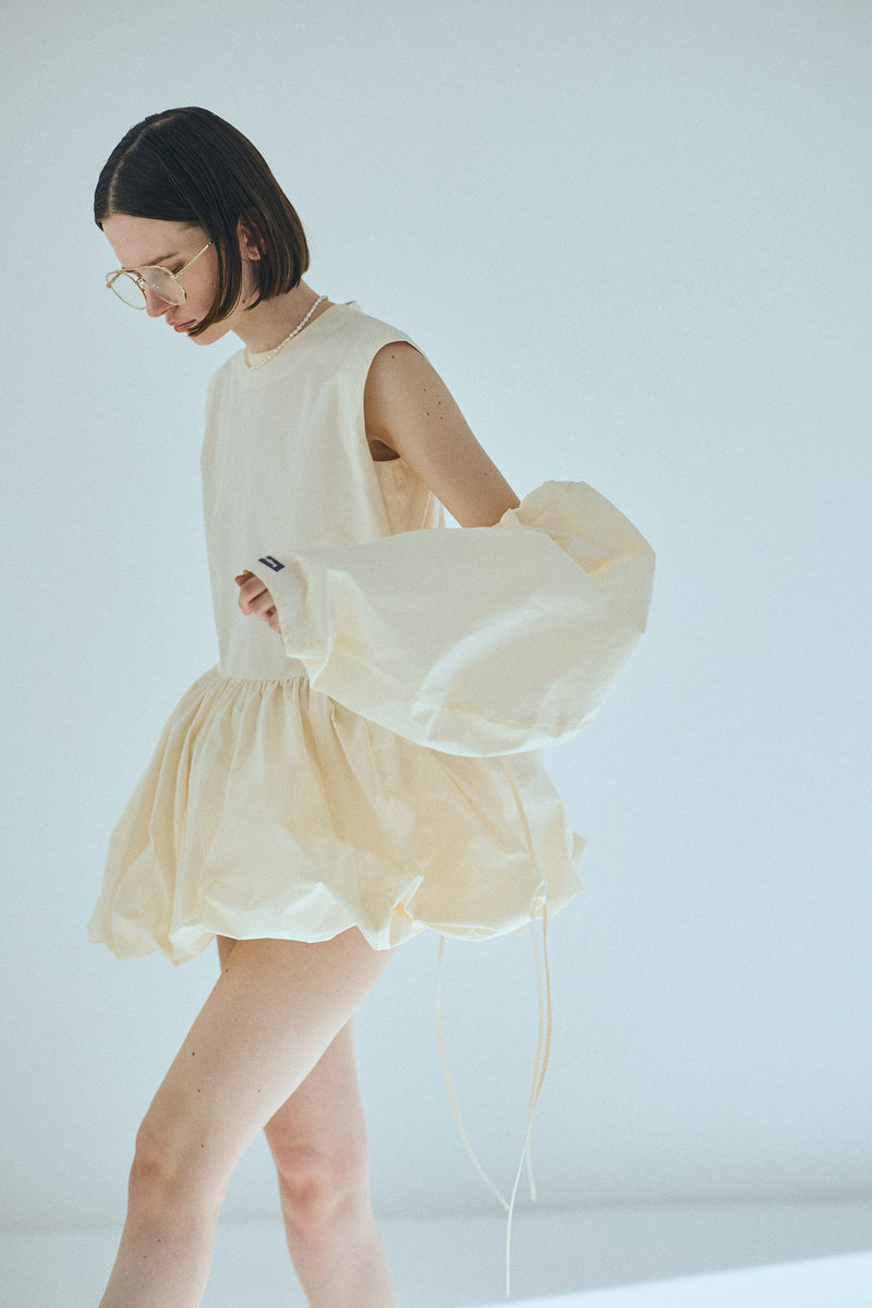 [PRE ORDER] SEA TAFFETA SLEEVE BALLERINA BOLERO