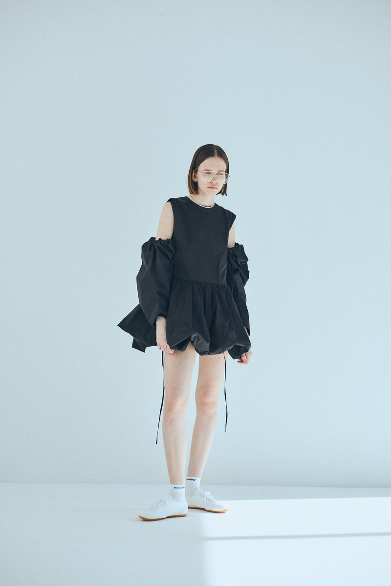 [PRE ORDER] SEA TAFFETA SLEEVE BALLERINA BOLERO