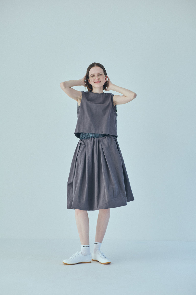 [PRE ORDER] SEA COTTON LINEN 2WAY VOLUME SKIRT