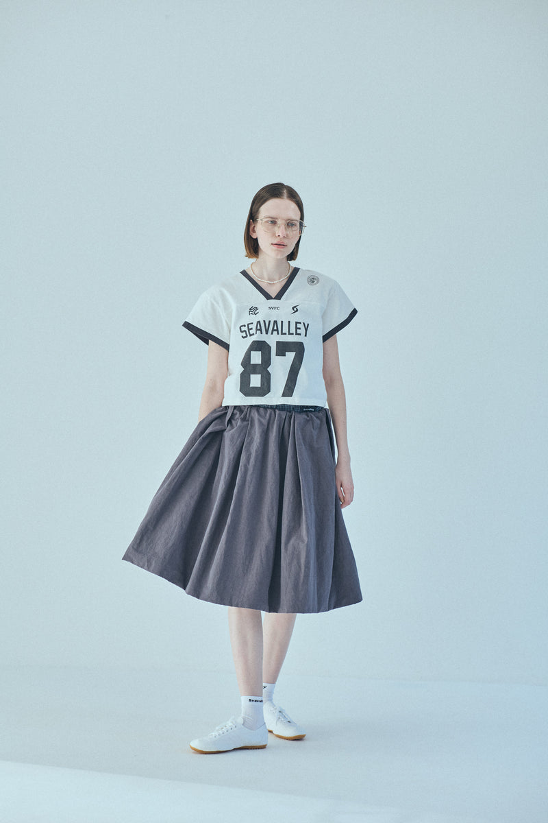 [PRE ORDER] SEA COTTON LINEN 2WAY VOLUME SKIRT