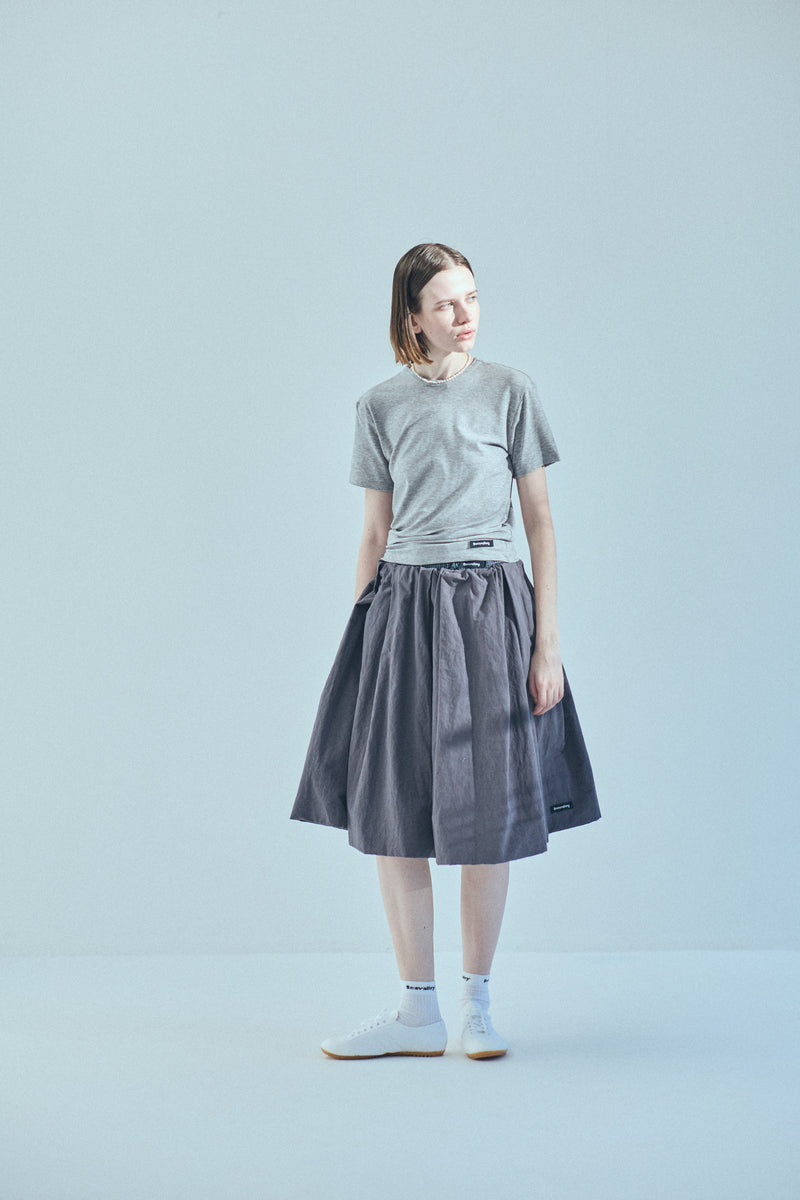 [PRE ORDER] SEA COTTON LINEN 2WAY VOLUME SKIRT