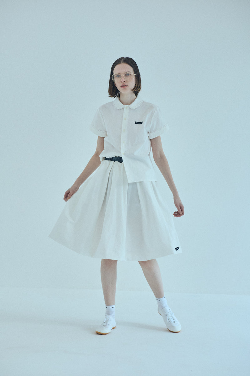 [PRE ORDER] SEA COTTON LINEN 2WAY VOLUME SKIRT