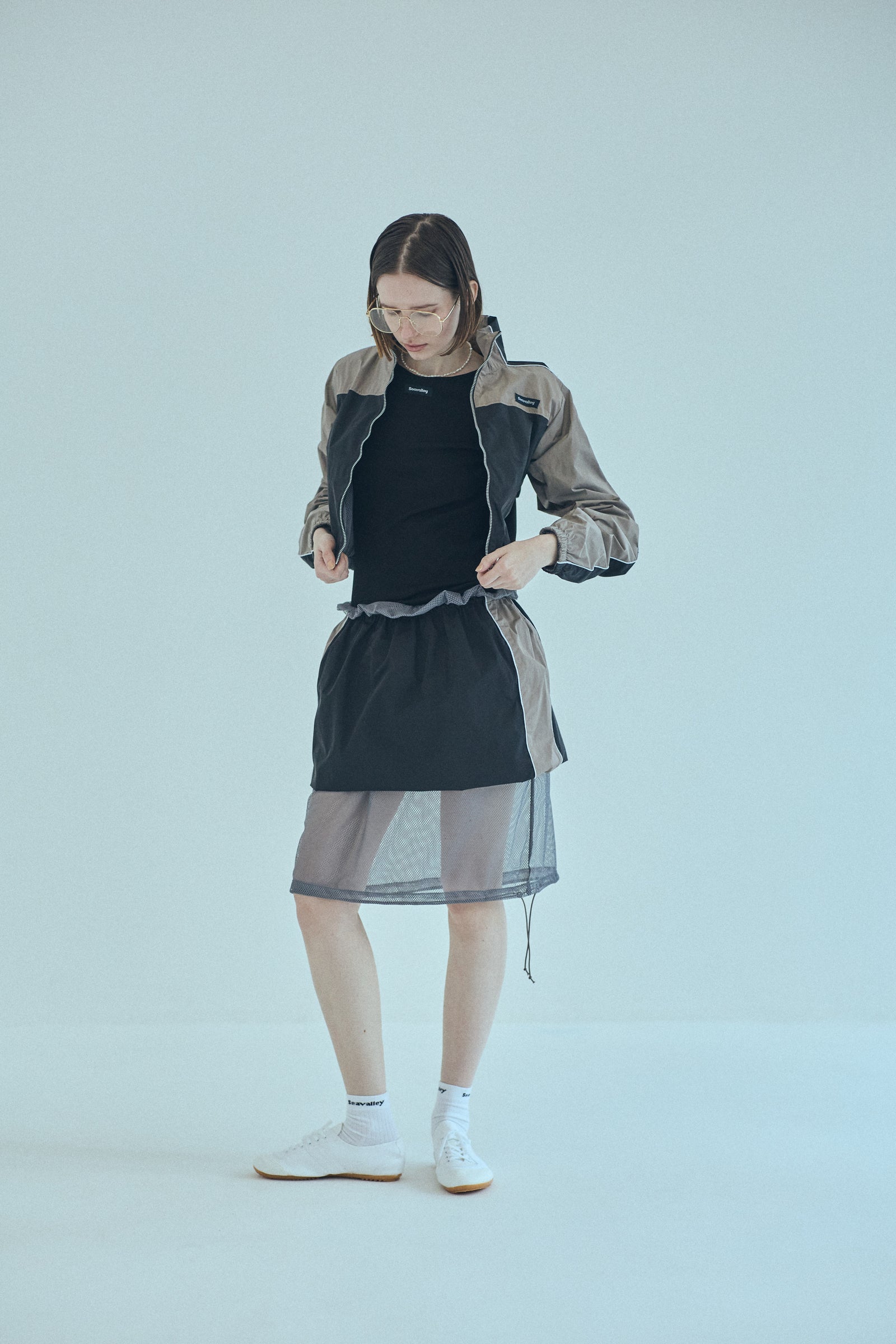 SEA TAFFETA TRACK JACKET シー　タフタトラックジャケット SEA TAFFETA TRACK JACKET