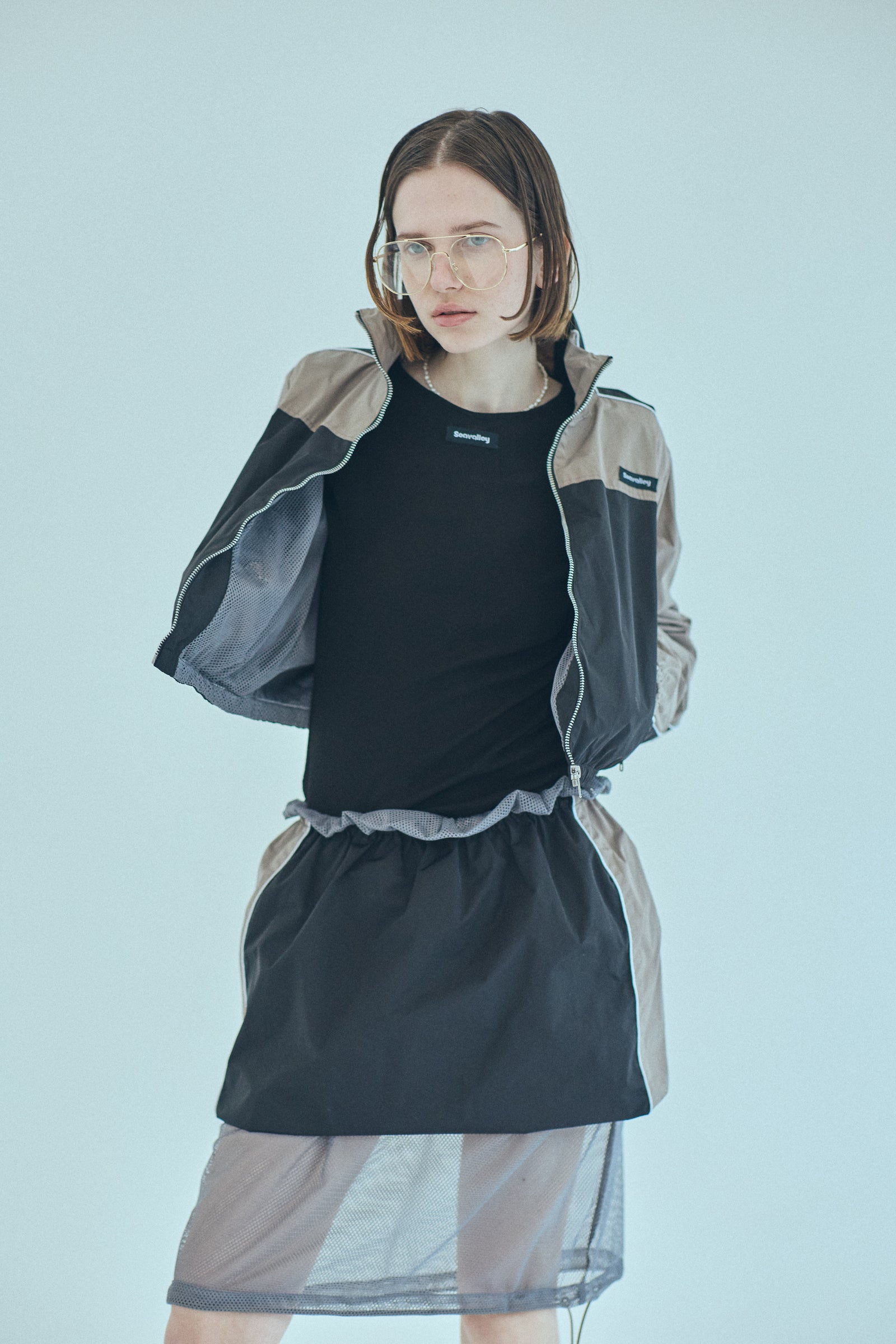SEA TAFFETA TRACK JACKET