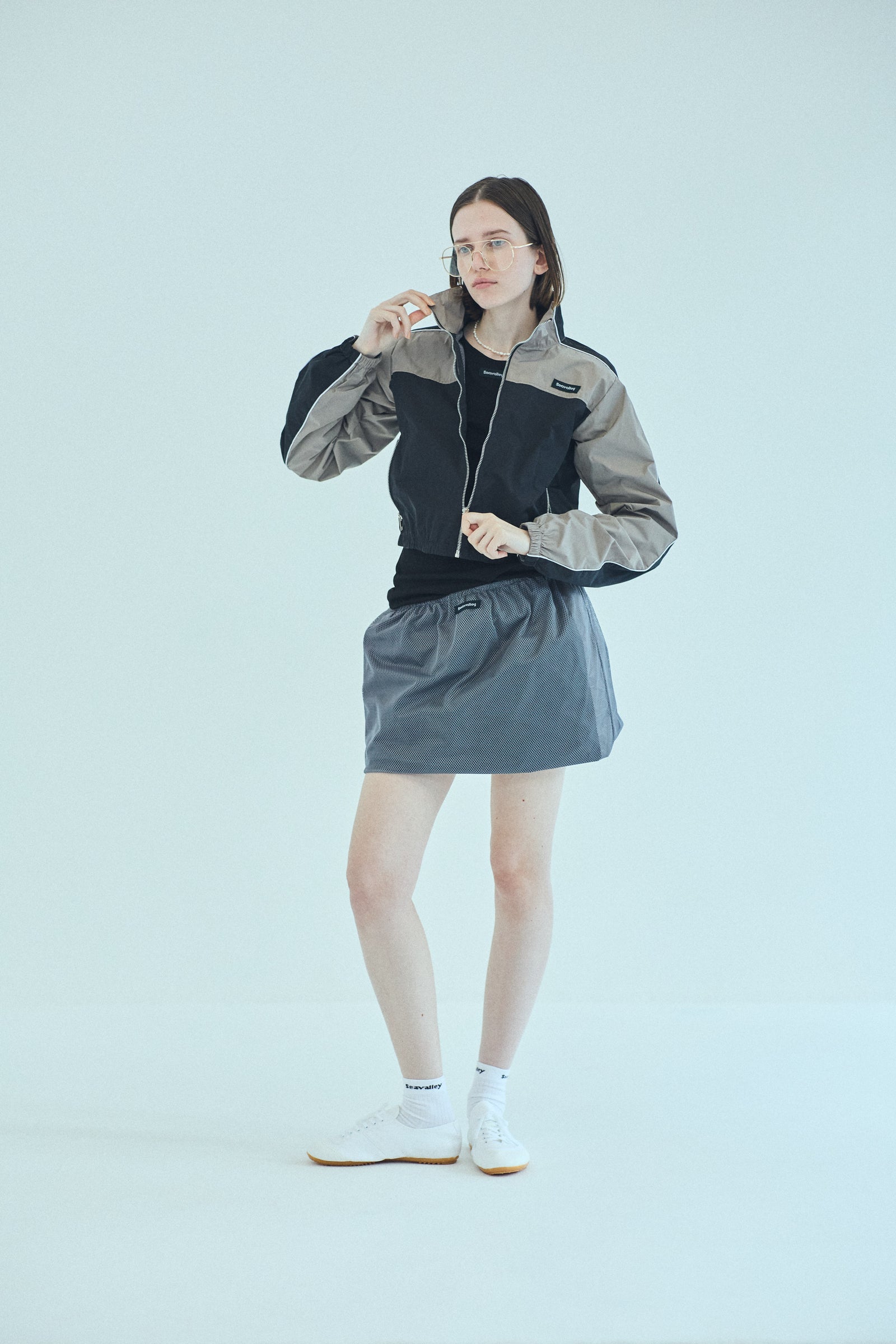 SEA TAFFETA TRACK JACKET
