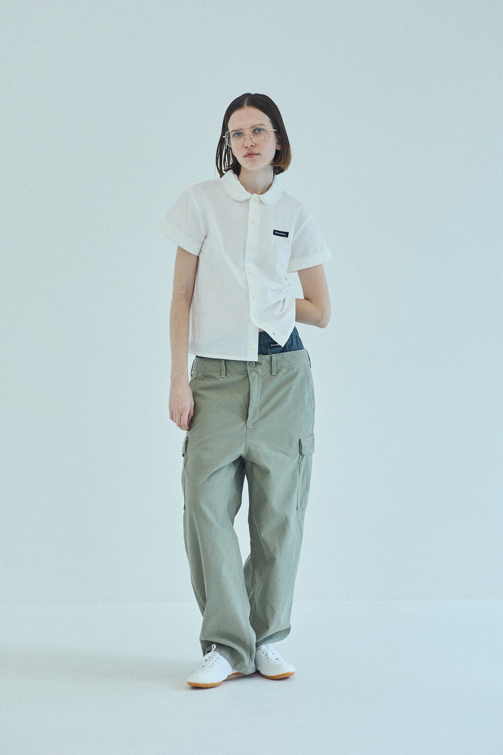 SEA カーゴパンツ カーキ SEA VINTAGE CARGO TROUSERS