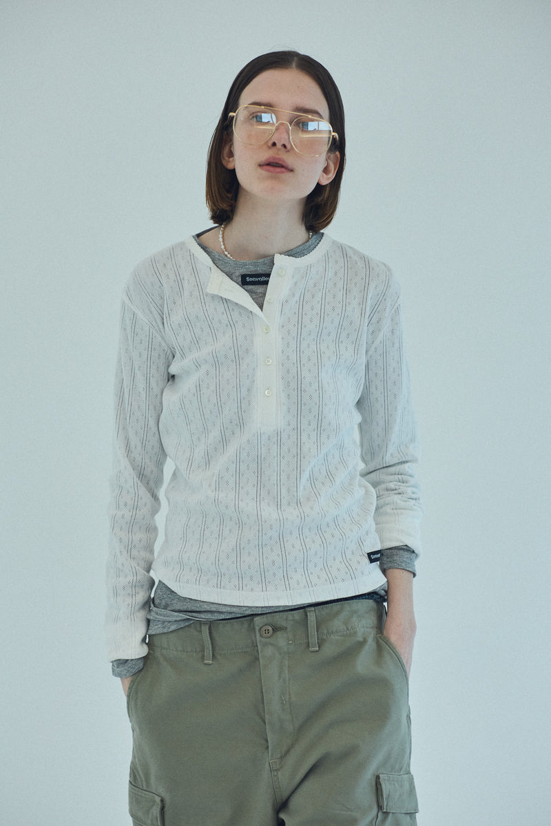 [PRE ORDER] SEA HENRY NECK L/S TEE
