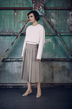 [SALE] SEA Serge Pleated Skirt