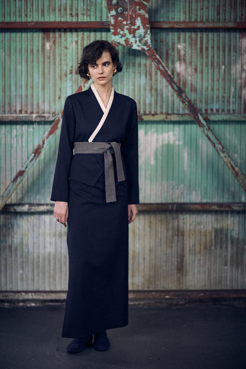 SEA Serge "Kimono" Skirt
