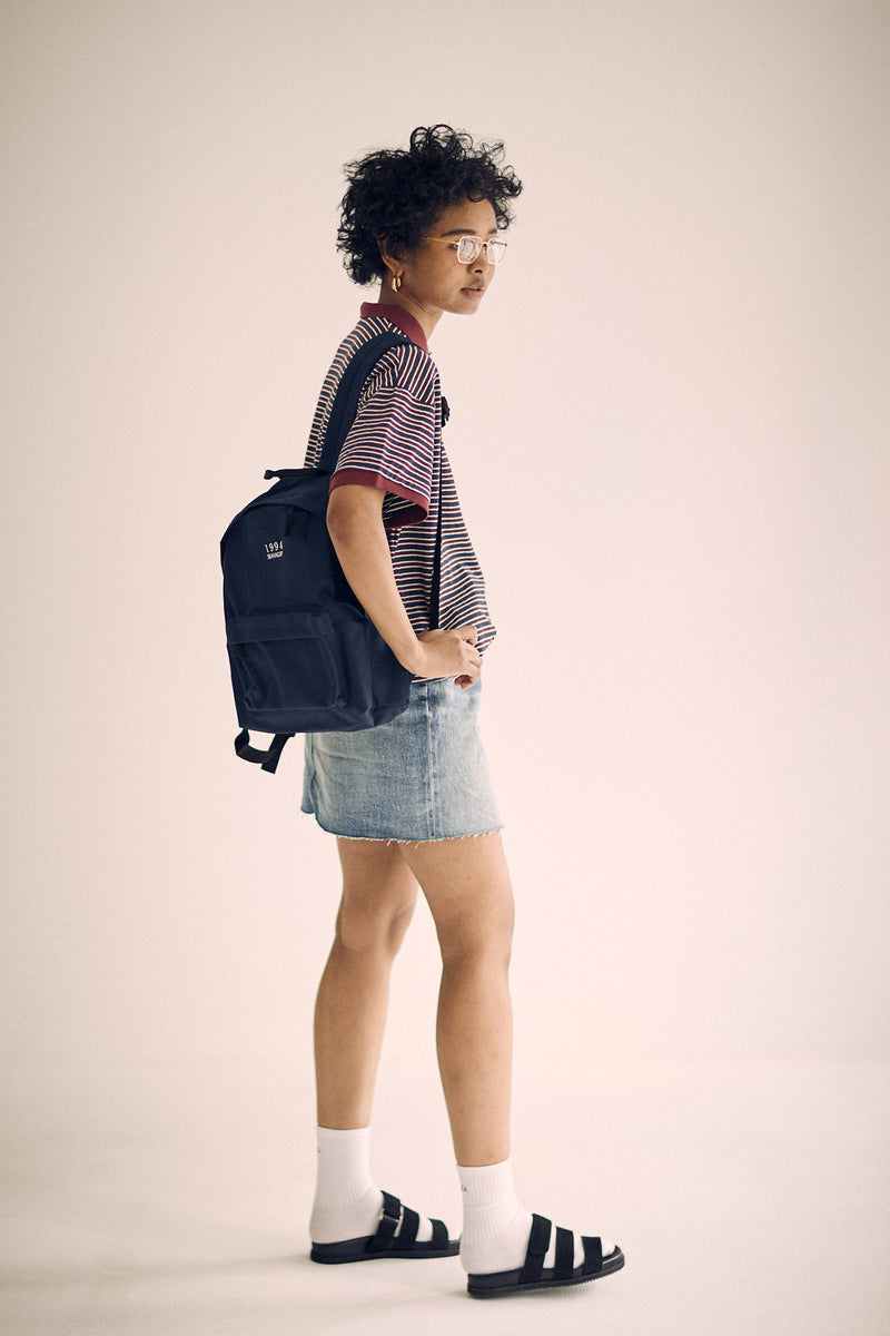 [SAMPLE SALE] SEA VINTAGE FRAYED DENIM MINI SKIRT