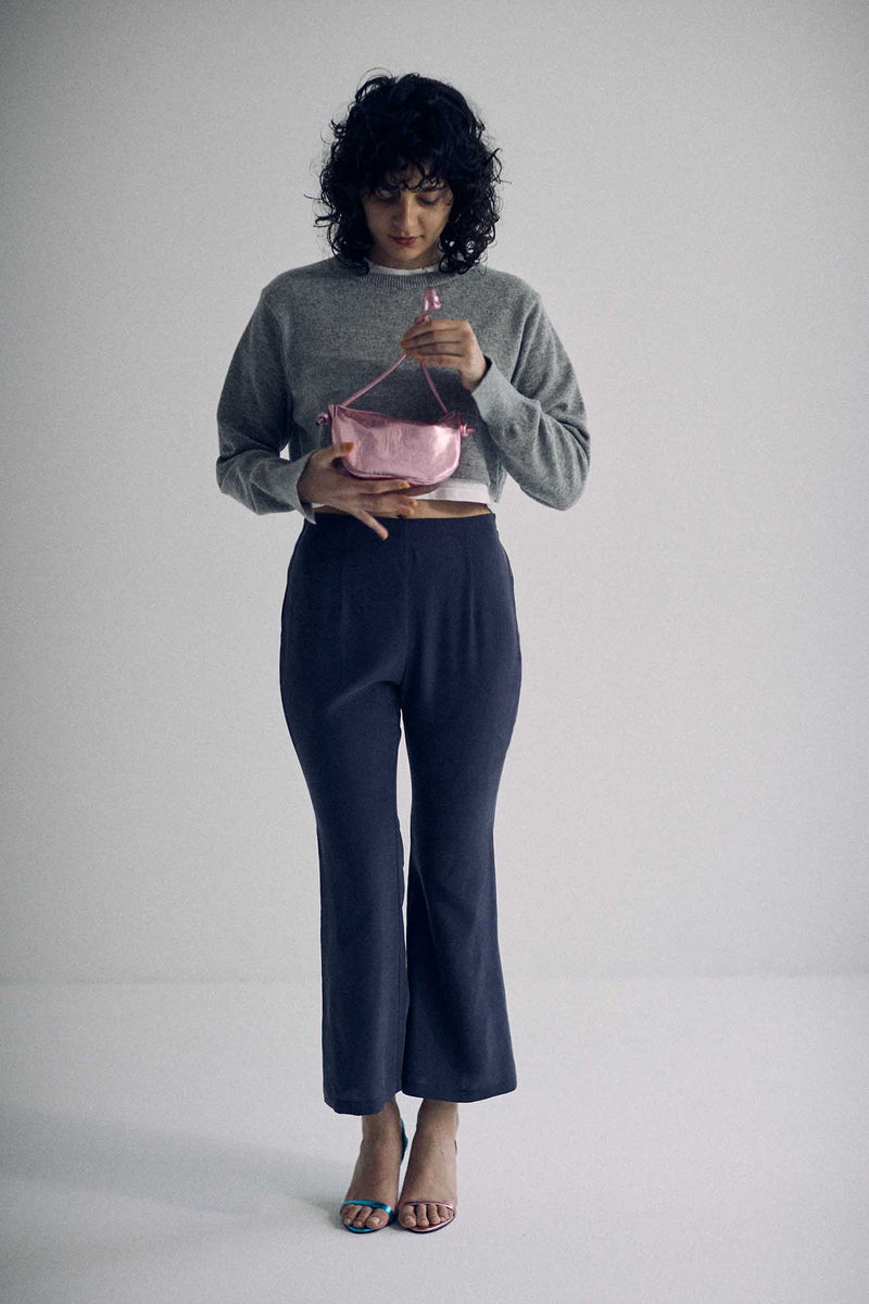 SEA SAND WASHED SILK FLARE PANTS
