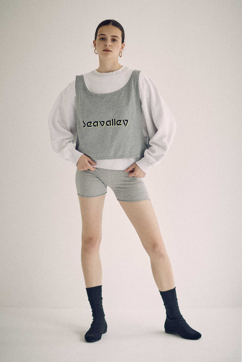 SEA CIRCULAR RIB BIKE SHORTS