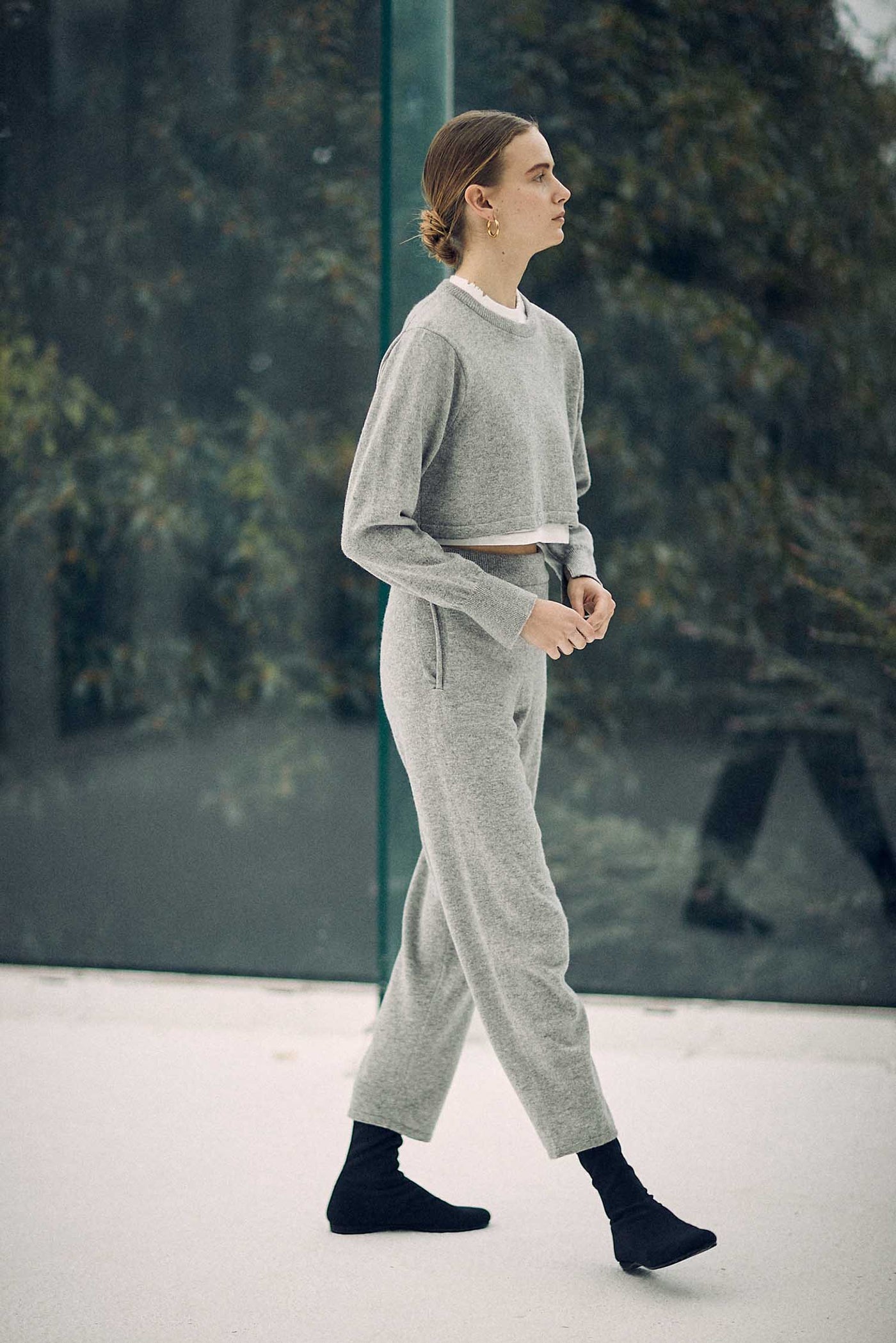 SEA CASHMERE L/S SHORT KNIT WEAR