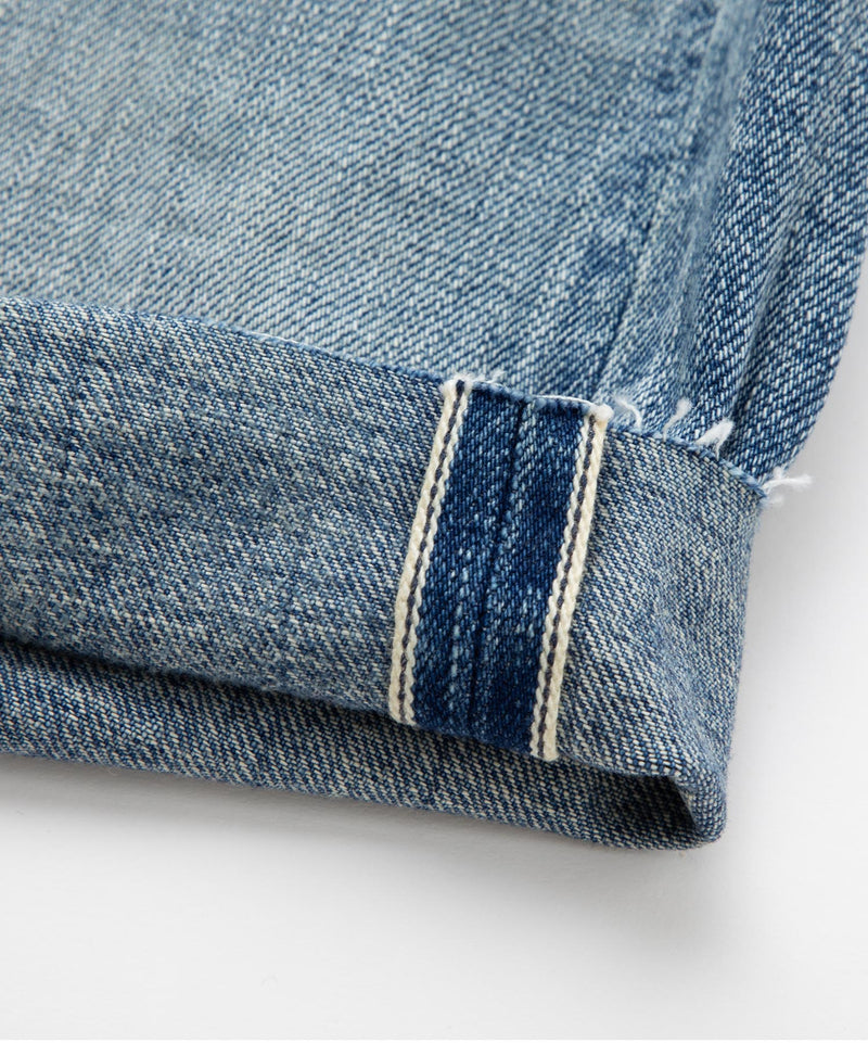 [SAMPLE SALE] SEA VINTAGE FRAYED DENIM MINI SKIRT
