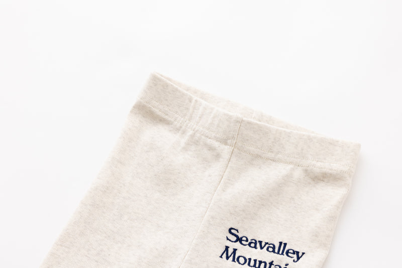 SEA   “Seavalley Mountain Club”  CIRCULAR RIB TROUSERS