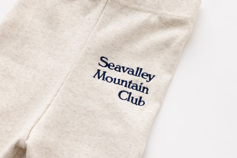 SEA CHIBI “Seavalley Mountain Club” CIRCULAR RIB TROUSERS